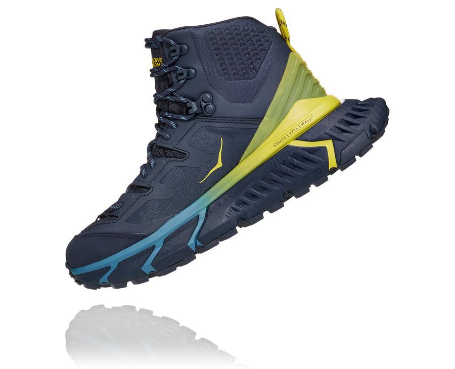 Hiking Boots Womens - Hoka One One TenNine Hike GORE-TEX - Blue - ZWTRPQI-56